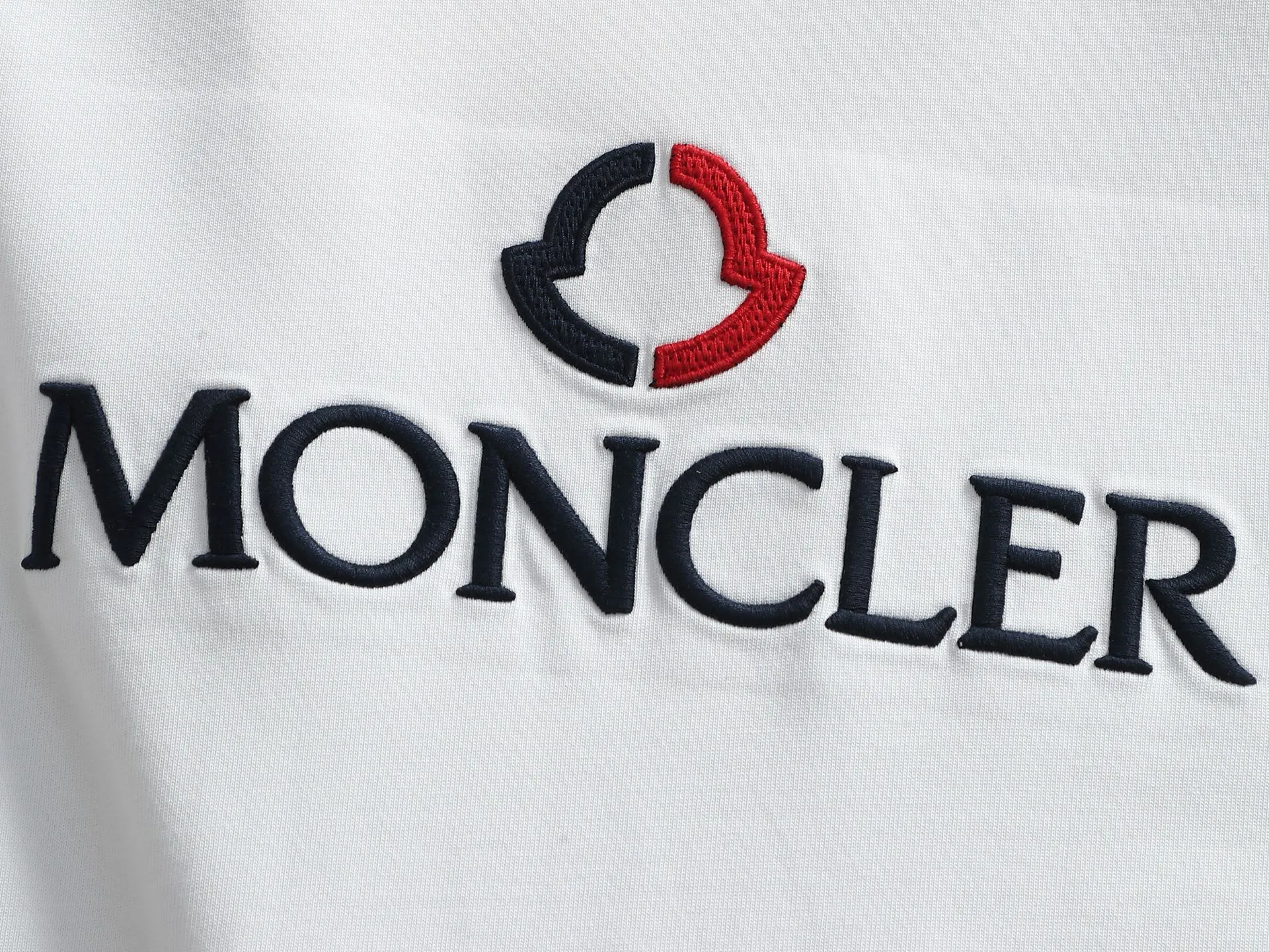 MONCLER LOGO 🪡 Logo ， Retro Same Style T 260 Versatile : Khaki Black White Size：XS~L